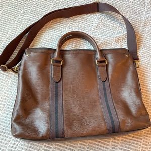 Fossil laptop satchel bag